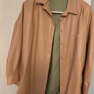 French connection leather jacket